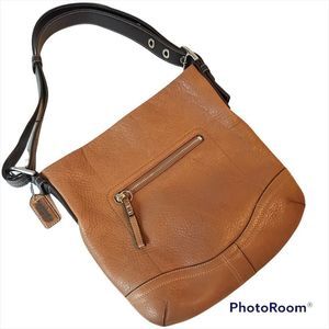 Authentic COACH legacy signature legacy hobo bag purse pebbled leather